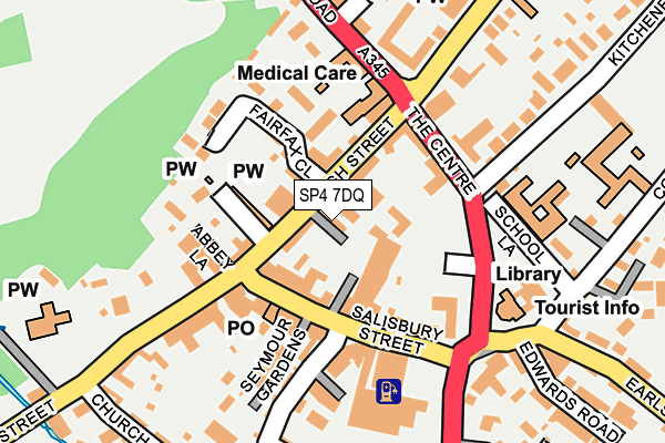 SP4 7DQ map - OS OpenMap – Local (Ordnance Survey)