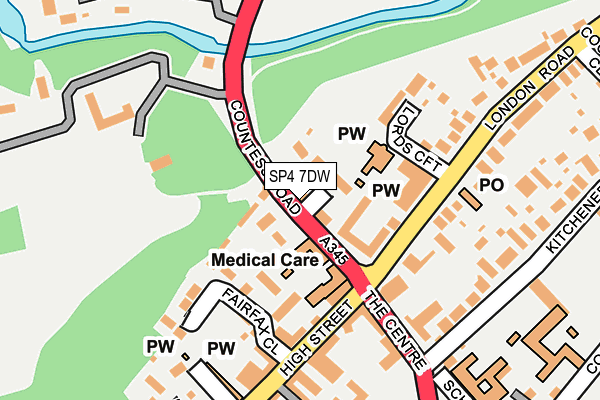 SP4 7DW map - OS OpenMap – Local (Ordnance Survey)