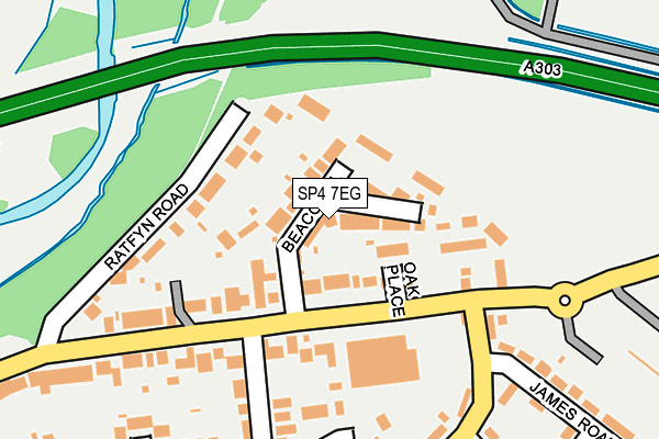 SP4 7EG map - OS OpenMap – Local (Ordnance Survey)