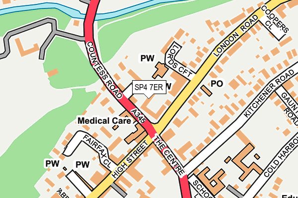 SP4 7ER map - OS OpenMap – Local (Ordnance Survey)