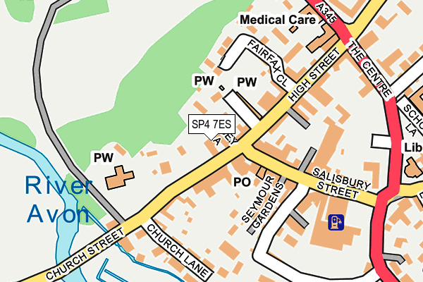 SP4 7ES map - OS OpenMap – Local (Ordnance Survey)
