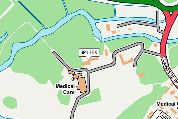 SP4 7EX map - OS OpenMap – Local (Ordnance Survey)