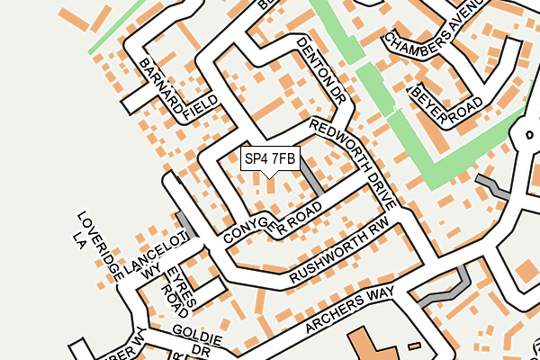 SP4 7FB map - OS OpenMap – Local (Ordnance Survey)