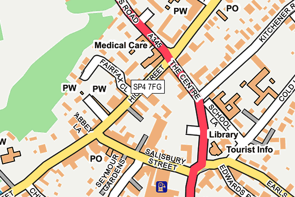 SP4 7FG map - OS OpenMap – Local (Ordnance Survey)
