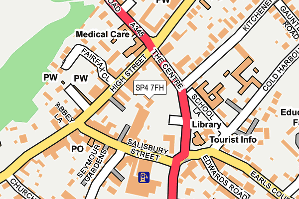 SP4 7FH map - OS OpenMap – Local (Ordnance Survey)