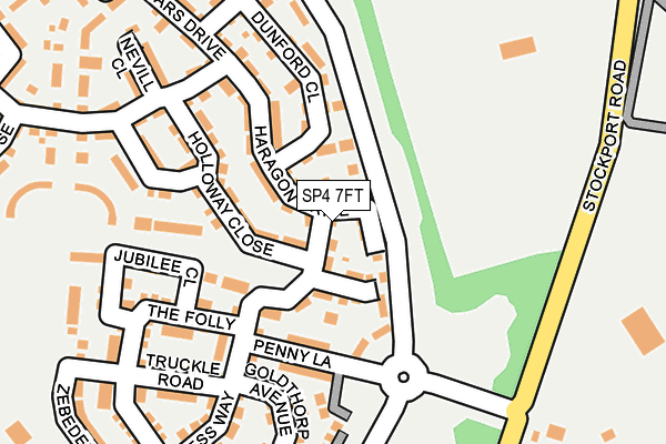 SP4 7FT map - OS OpenMap – Local (Ordnance Survey)