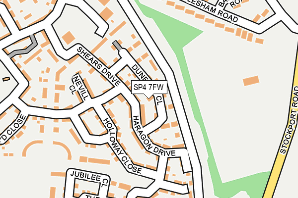 SP4 7FW map - OS OpenMap – Local (Ordnance Survey)