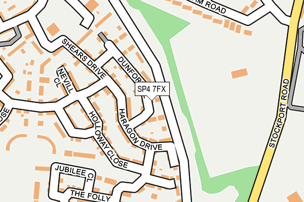 SP4 7FX map - OS OpenMap – Local (Ordnance Survey)