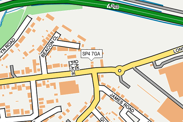 SP4 7GA map - OS OpenMap – Local (Ordnance Survey)