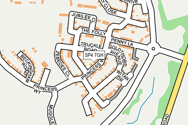 SP4 7GH map - OS OpenMap – Local (Ordnance Survey)