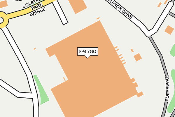 SP4 7GQ map - OS OpenMap – Local (Ordnance Survey)