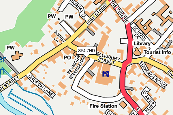 SP4 7HD map - OS OpenMap – Local (Ordnance Survey)