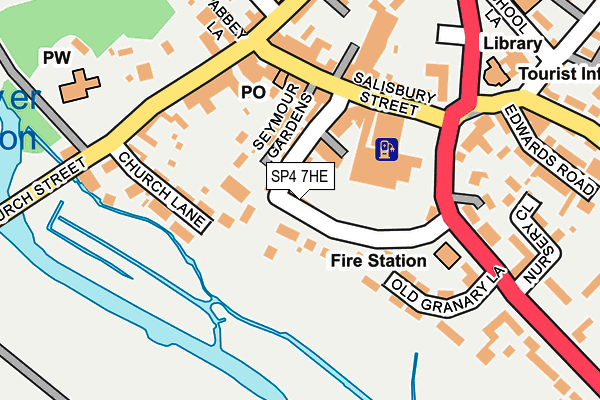 SP4 7HE map - OS OpenMap – Local (Ordnance Survey)