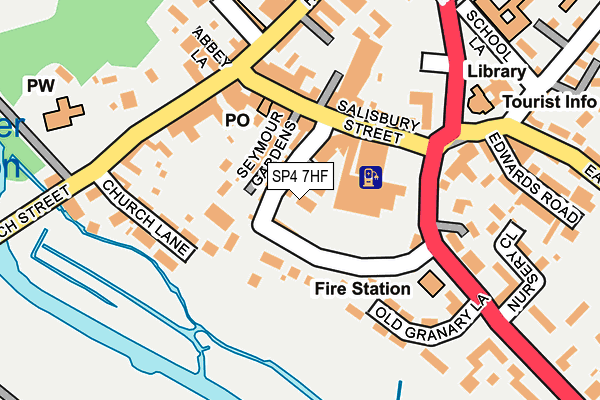SP4 7HF map - OS OpenMap – Local (Ordnance Survey)