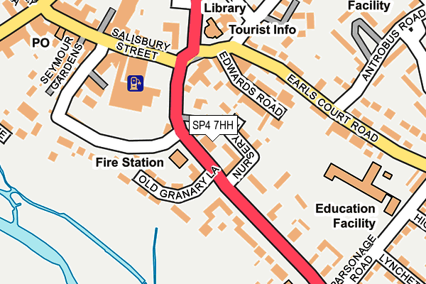 SP4 7HH map - OS OpenMap – Local (Ordnance Survey)