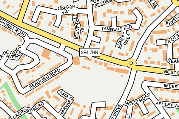 SP4 7HN map - OS OpenMap – Local (Ordnance Survey)