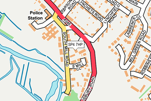 SP4 7HP map - OS OpenMap – Local (Ordnance Survey)