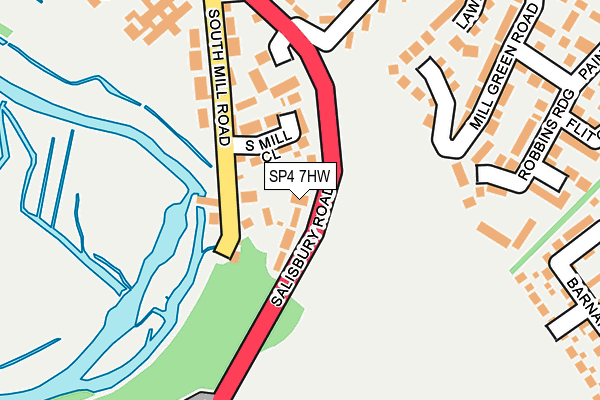 SP4 7HW map - OS OpenMap – Local (Ordnance Survey)