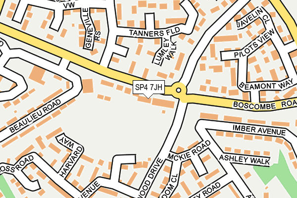 SP4 7JH map - OS OpenMap – Local (Ordnance Survey)