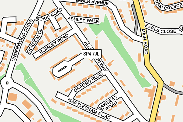 SP4 7JL map - OS OpenMap – Local (Ordnance Survey)