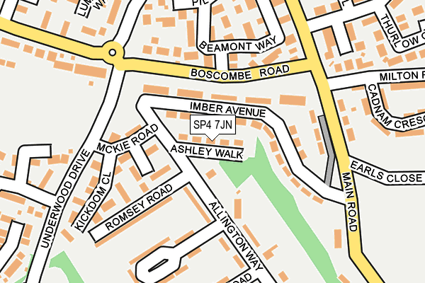 SP4 7JN map - OS OpenMap – Local (Ordnance Survey)