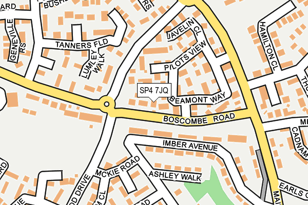 SP4 7JQ map - OS OpenMap – Local (Ordnance Survey)