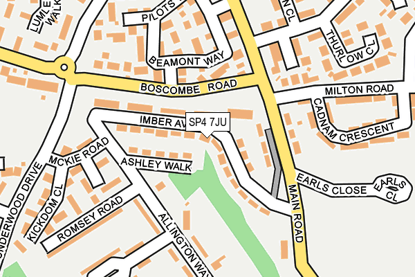 SP4 7JU map - OS OpenMap – Local (Ordnance Survey)