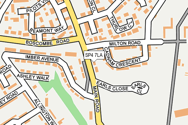 SP4 7LA map - OS OpenMap – Local (Ordnance Survey)