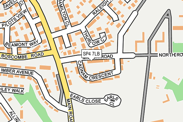 SP4 7LB map - OS OpenMap – Local (Ordnance Survey)