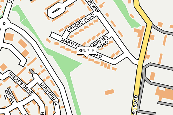 SP4 7LP map - OS OpenMap – Local (Ordnance Survey)