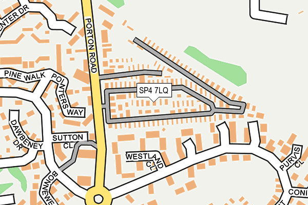 SP4 7LQ map - OS OpenMap – Local (Ordnance Survey)