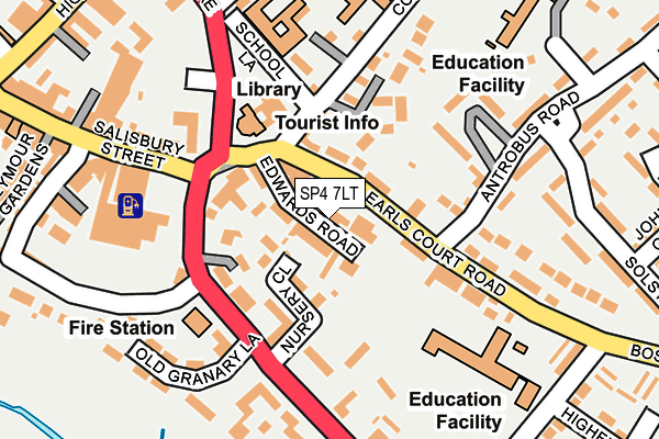 SP4 7LT map - OS OpenMap – Local (Ordnance Survey)