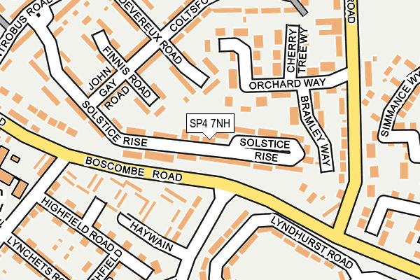 SP4 7NH map - OS OpenMap – Local (Ordnance Survey)