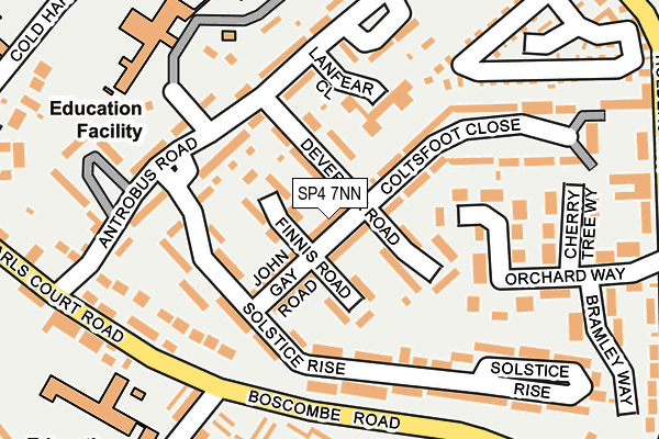 SP4 7NN map - OS OpenMap – Local (Ordnance Survey)