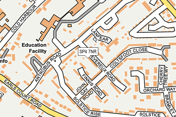 SP4 7NR map - OS OpenMap – Local (Ordnance Survey)