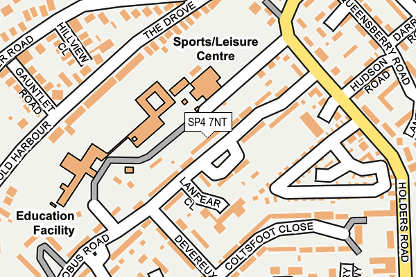 SP4 7NT map - OS OpenMap – Local (Ordnance Survey)