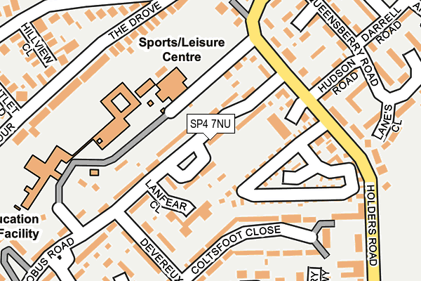 SP4 7NU map - OS OpenMap – Local (Ordnance Survey)