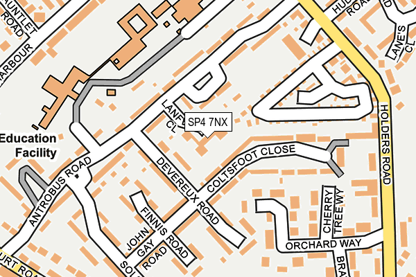 SP4 7NX map - OS OpenMap – Local (Ordnance Survey)