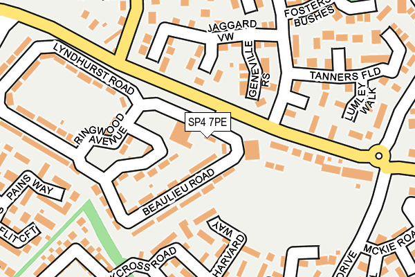 SP4 7PE map - OS OpenMap – Local (Ordnance Survey)