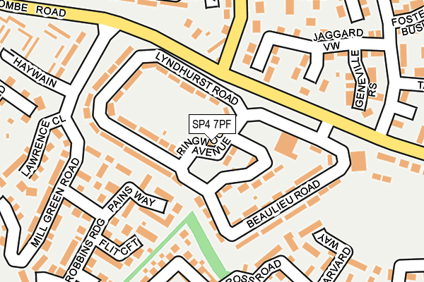 SP4 7PF map - OS OpenMap – Local (Ordnance Survey)