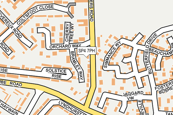 SP4 7PH map - OS OpenMap – Local (Ordnance Survey)