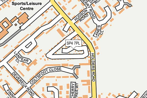 SP4 7PL map - OS OpenMap – Local (Ordnance Survey)
