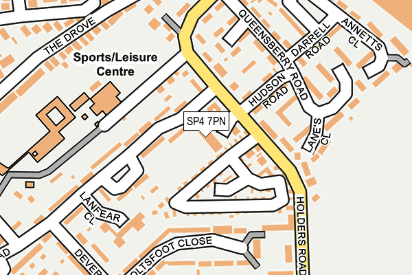 SP4 7PN map - OS OpenMap – Local (Ordnance Survey)