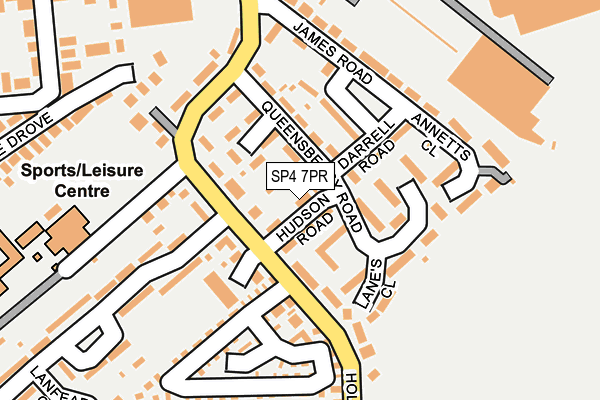 SP4 7PR map - OS OpenMap – Local (Ordnance Survey)