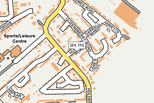 SP4 7PS map - OS OpenMap – Local (Ordnance Survey)