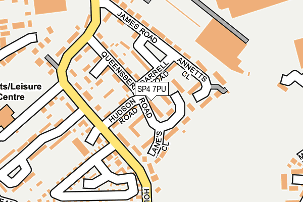 SP4 7PU map - OS OpenMap – Local (Ordnance Survey)