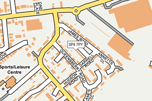 SP4 7PY map - OS OpenMap – Local (Ordnance Survey)