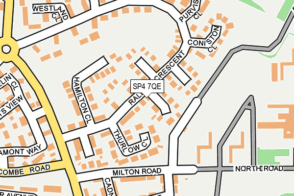 SP4 7QE map - OS OpenMap – Local (Ordnance Survey)