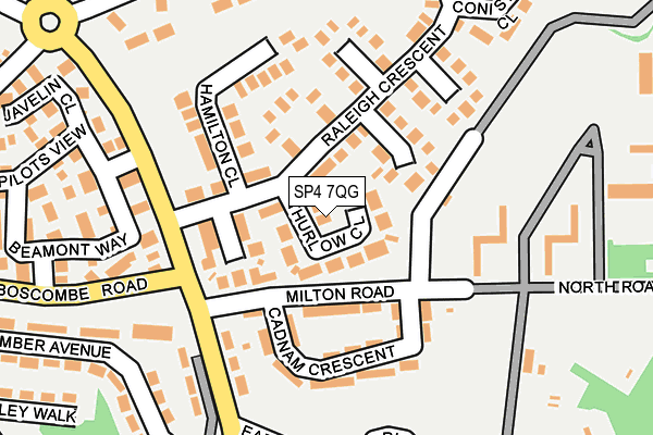 SP4 7QG map - OS OpenMap – Local (Ordnance Survey)
