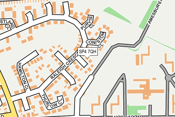 SP4 7QH map - OS OpenMap – Local (Ordnance Survey)